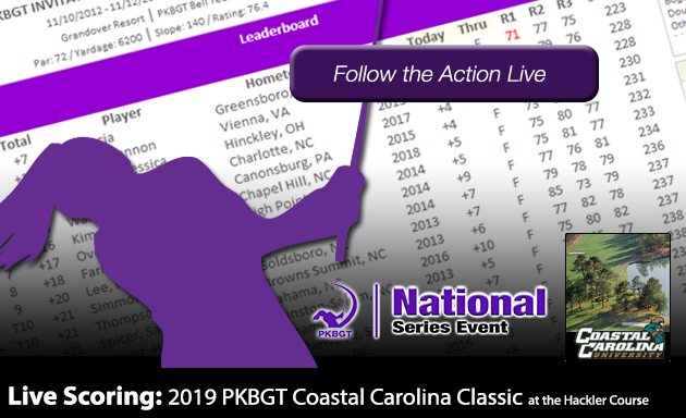 Update: 2019 PKBGT Coastal Carolina Classic at the Hackler Golf Course Course