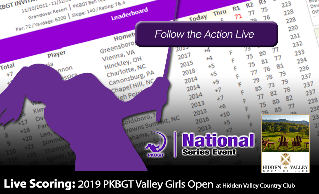 Update: 2019 PKBGT Valley Junior Girls Open at Hidden Valley Country Club