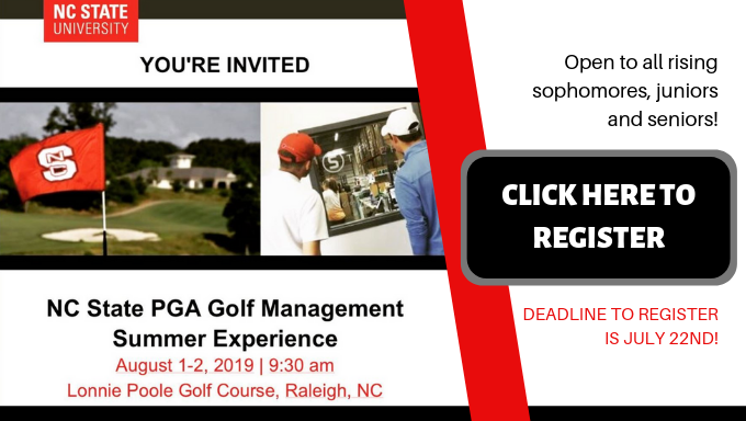 NC State Professional Golf Management Summer Experience