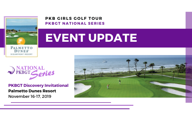 Update: 2019 Discovery Invitational at Palmetto Dunes Oceanfront Resort
