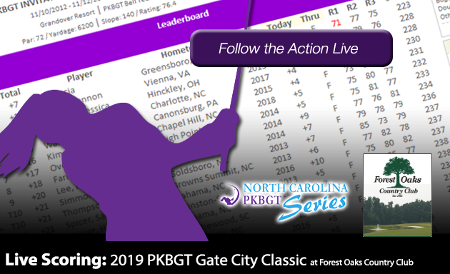 Update: 2019 PKBGT Gate City Classic at Forest Oaks Country Club